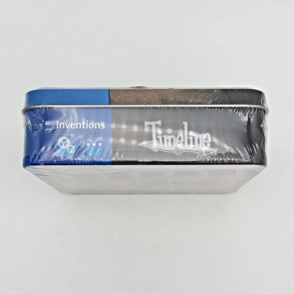 Timeline Card Game Inventions Sealed Cards in Sealed Tin Frederic Henry Asmodee